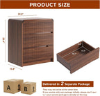 Fluted Dresser for Bedroom, 5 Drawer Dressers for Closet Small Wood Dresser Modern TV Stand, Wooden Clothes Storage Organizer Chest of Drawers for Living Room Hallway Entryway